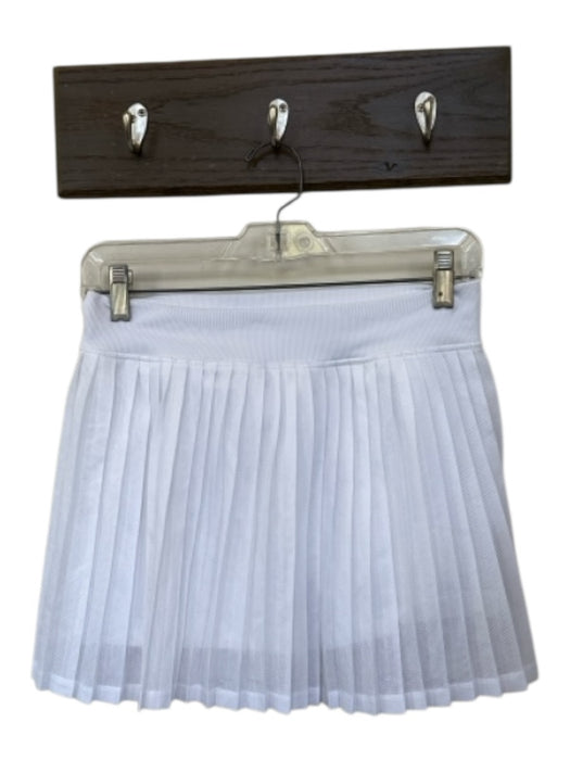FP Movement Size M White Polyester Blend Mesh Pleated Athletic Skort White / M