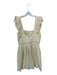 Tularosa Size S Butter Yellow Cotton Lace Detail Square Neck Ruffle sleeve Dress Butter Yellow / S