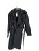 Lauren Ralph Lauren Size M Black Polyester Button Down Trench Coat Black / M