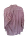 Dick Ferguson's Size M White & Red Cotton Grid Button Down Men's Shirt White & Red / M