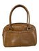 Morris Moskowitz Camel Leather Top Handles Bag Camel / S