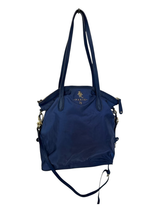 JPK Navy Nylon Leather Handles GHW Tote Bag Navy / M