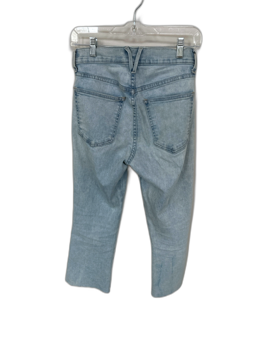 Veronica Beard Size 26 Light Wash Cotton Blend High Waist Bootcut Cropped Jeans Light Wash / 26