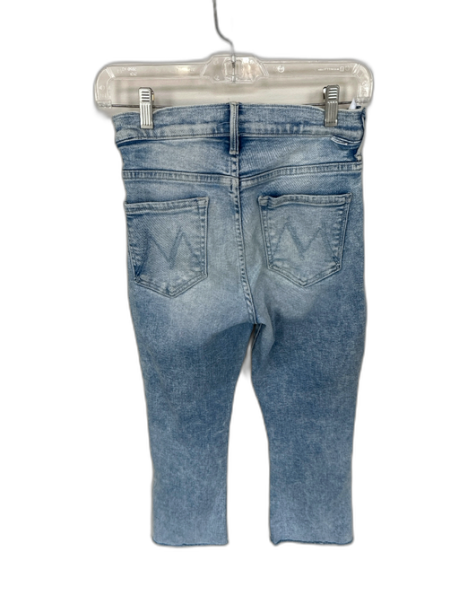 Mother Size 28 Light Wash Cotton Blend High Waist Distressed Jeans Light Wash / 28