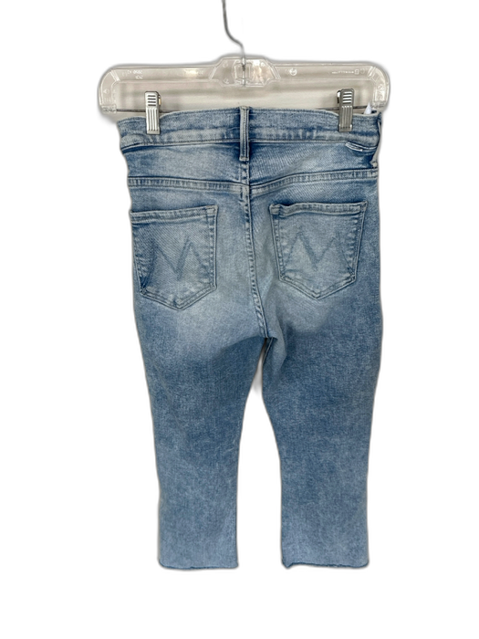 Mother Size 28 Light Wash Cotton Blend High Waist Distressed Jeans Light Wash / 28