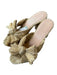 Loeffler Randall Shoe Size 6.5 Gold Metallic Block Heel Bow Mules Gold / 6.5