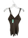 Alo Size XXS Olive Green Spaghetti Strap Athletic Romper Olive Green / XXS