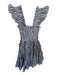 Hill House Size XS Blue & White Cotton Sleeveless Striped Smocked Dress Blue & White / XS