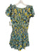 Love Shack Fancy Size S Turquoise, Yellow & Multi Cotton Ruffle Cap Sleeve Dress Turquoise, Yellow & Multi / S