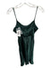 Saints & Secrets Size S Forest Green Polyester Spaghetti Strap Back Zip Dress Forest Green / S