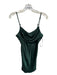 Saints & Secrets Size S Forest Green Polyester Spaghetti Strap Back Zip Dress Forest Green / S