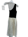 Rails Size XS Black & Cream Cotton Blend One Shoulder Color Block Maxi Dress Black & Cream / XS