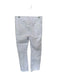 Just Black Size 27 White Cotton High Waist Bootcut Raw Hem Jeans White / 27
