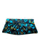 Lauren Merkin Black & Multi Silk Magnetic Closure gold interior Clutch Black & Multi