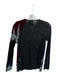 Romance Was Born Size 4 Black & Blue Polyester & Viscose Lace Detail Top Black & Blue / 4