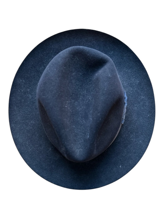 Bailey of Hollywood Black Suede Ribbon lining Hat Black / 6 & 7/8