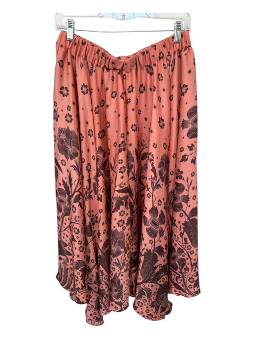 Florence Broadhurst for Kate Spade Size M Peach & brown Polyester Maxi Skirt Peach & brown / M