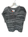 Stitches & Stripes Size M Black & White Cotton Cap Sleeve Loose Knit Top Black & White / M