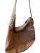 Gucci Brown Leather Guccissima Shoulder Strap Zip closure GHW Bag Brown / M