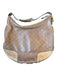 Gucci Brown Leather Guccissima Shoulder Strap Zip closure GHW Bag Brown / M