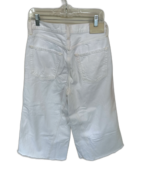 Citizens of Humanity Size 29 White Cotton Blend High Waist Button Fly Jeans White / 29