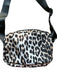 Ganni Tan & Brown Nylon Outer Pocket Animal Print Crossbody Bag Tan & Brown / S