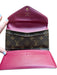 Louis Vuitton Brown & Tan Coated Snap Closure Monogram Rectangle Wallets Brown & Tan