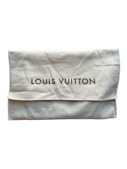 Louis Vuitton Brown & Tan Coated Snap Closure Monogram Rectangle Wallets Brown & Tan