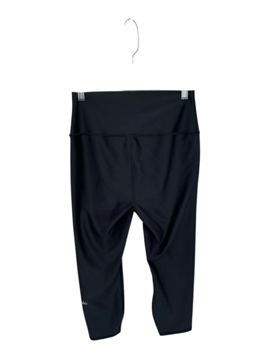 Alo Size L Black High Waist Cropped Athletic Leggings Black / L