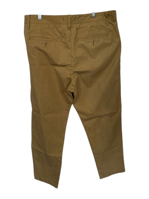 Madewell Size 36 Tan Cotton Solid Straight Leg Khakis Men's Pants Tan / 36