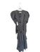 Ulla Johnson Size 4 Gray Rayon Blend Long Sleeve Elastic Waist Maxi Dress Gray / 4