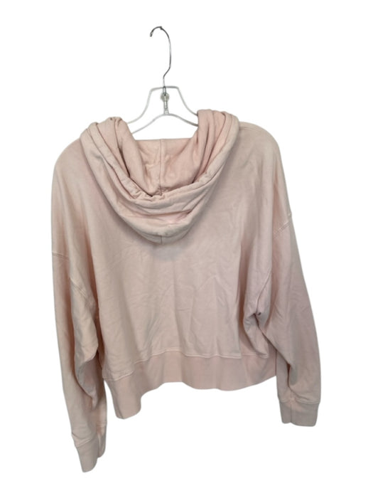 Daydreamer Size L Peach & Multi Cotton Long Sleeve Hoodie Peach & Multi / L