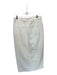 Asos Size 10 Off White Corduroy High Waist Slit Maxi Skirt Off White / 10