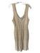 House of Harlow Size L Tan Cotton Knit Sleeveless Maxi Dress Tan / L