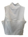Goldhinge Size M White Sleeveless Half Zip Cropped Athletic Top White / M