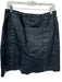 Worth Size 10 navy & gold Leather Studded Side Zip Pencil Skirt navy & gold / 10