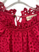 Ulla Johnson Size 2 Fuschia Pink Cotton Eyelet Cap Sleeve Dress Fuschia Pink / 2