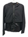 Athleta Size S Black Polyester Blend Bronze Hardware Zip Front Hood Jacket Black / S