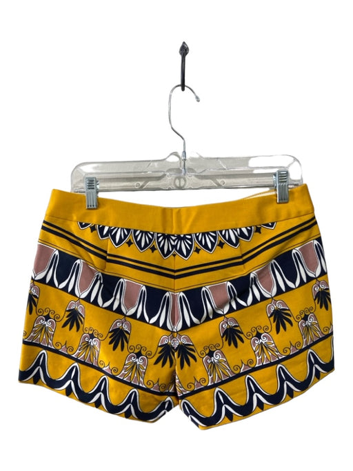 J. Crew Size 4 Yellow, Blue & Pink Cotton Zip Fly All Over Print Shorts Yellow, Blue & Pink / 4