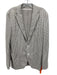 Boglioli Beige & Brown Wool Blend Houndstooth Patch Pocket 2 Button Men's Blazer Beige & Brown / 50