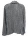 Mews Blue & White Cotton Blend Knit Patch Pocket 2 Button Men's Blazer Blue & White / L