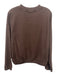 Le Bon Shoppe Size XS Brown Cotton Faded Crew Neck Elastic Hem Top Brown / XS