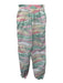 Adidas Size S Green, Pink & Multi Poly Blend Elastic Waist Abstract Print Pants Green, Pink & Multi / S