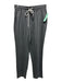 Joie Size XS Grey Rayon Blend Elastic Waist Striped drawsstring Pants Grey / XS