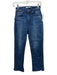 Moussy Vintage Size 24 Dark Wash Cotton Blend Zip & Button Whiskering Jeans Dark Wash / 24