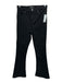 Banana Republic Size 26 Black Cotton Blend Zip & Button Flare High Rise Jeans Black / 26
