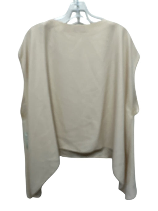 IRO Size 34 Off White Polyester Sleeveless Crepe Drape Top Off White / 34