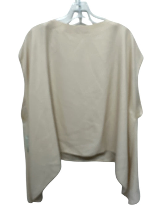 IRO Size 34 Off White Polyester Sleeveless Crepe Drape Top Off White / 34