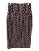 Ann Mashburn Size S/XS Black & Multi No Fabric Tag Jacquard V Neck Skirt Set Black & Multi / S/XS