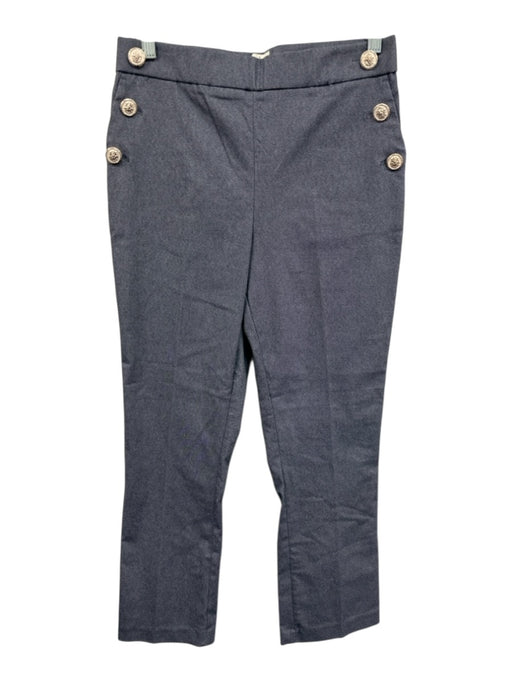 Joie Size XS Blue Cotton Blend Button Detail Pocket Trouser Pants Blue / XS